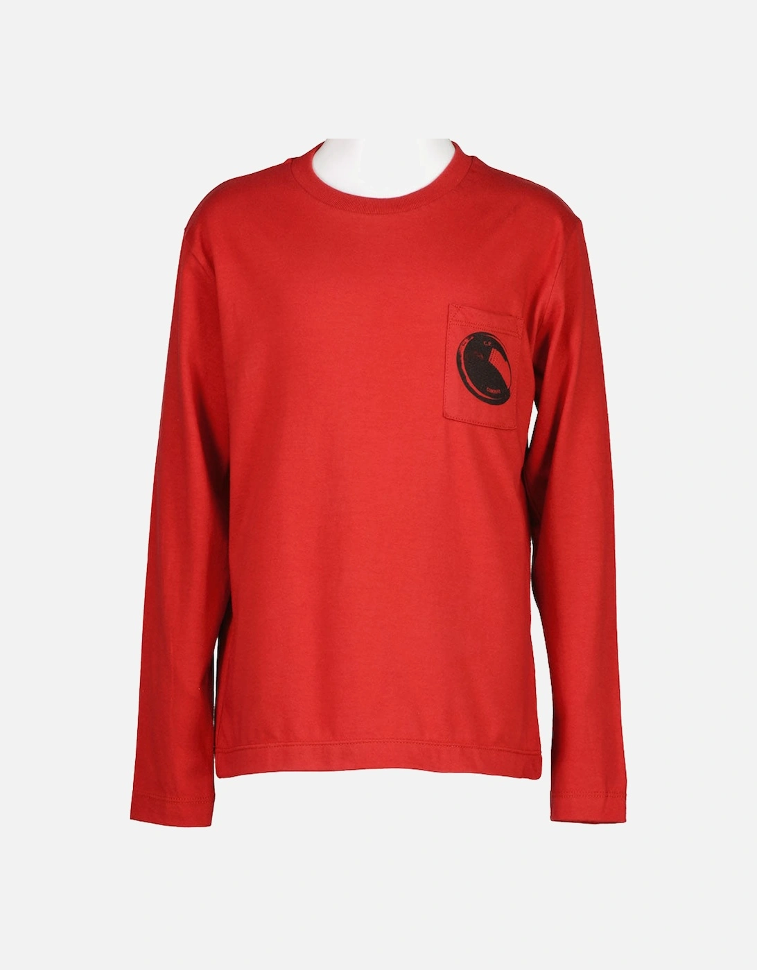 C.P. Junior Long Sleeve Lens Print Pocket T-Shirt, 3 of 2