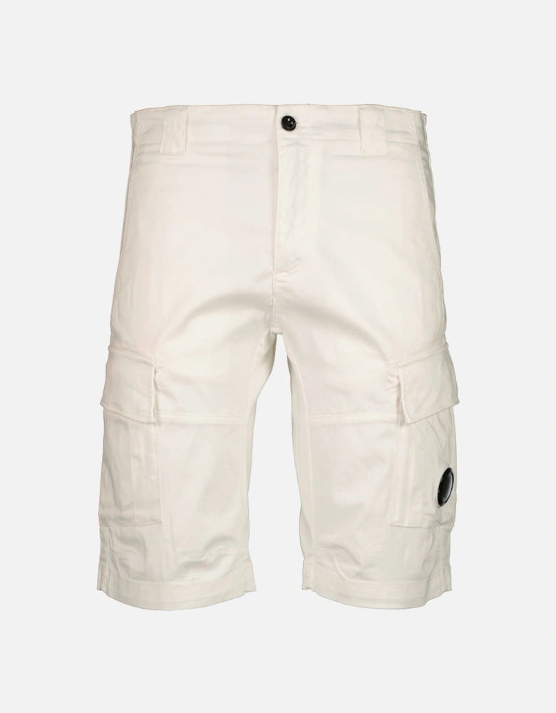 Satin Stretch Lens Cargo Shorts
