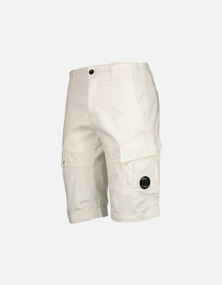 Satin Stretch Lens Cargo Shorts