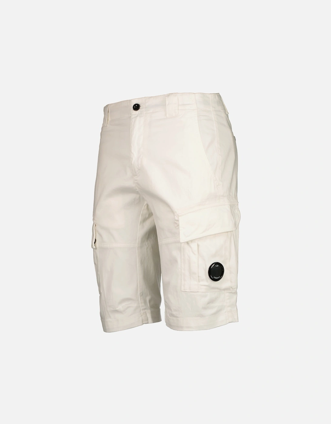 Satin Stretch Lens Cargo Shorts