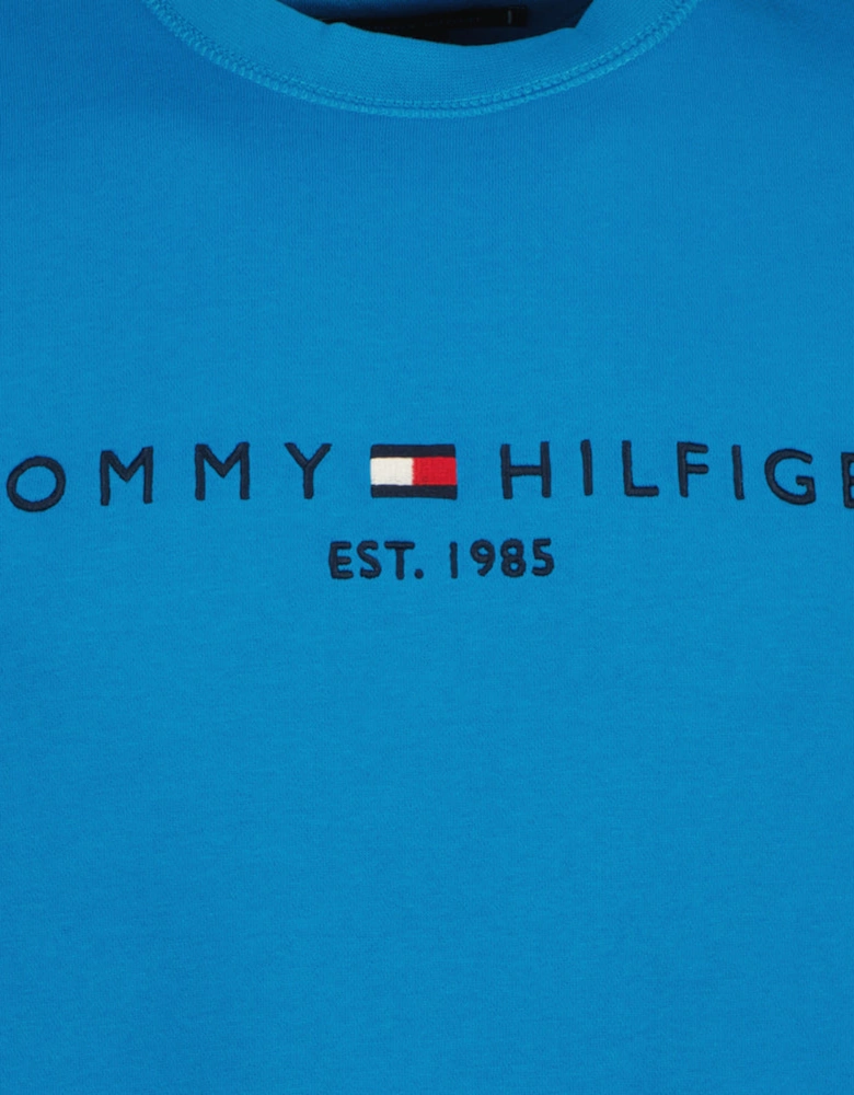 Embroidered Logo Fleece Sweatshirt