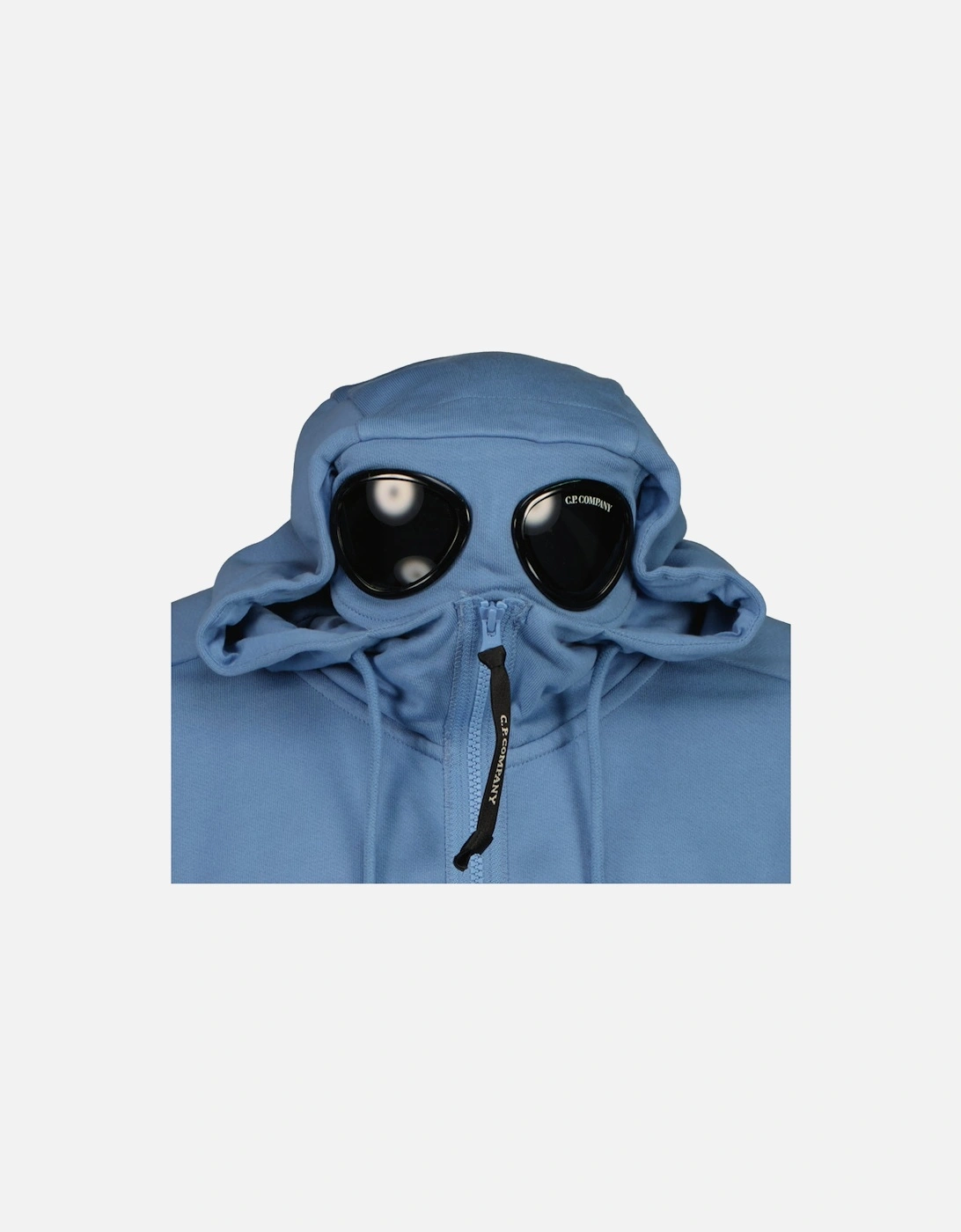 Zip Up Goggle Hooded Sweatshirt