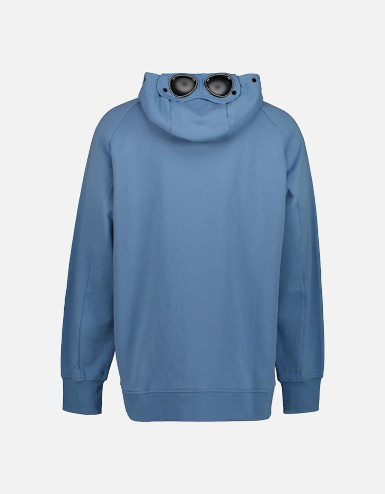 Zip Up Goggle Hooded Sweatshirt
