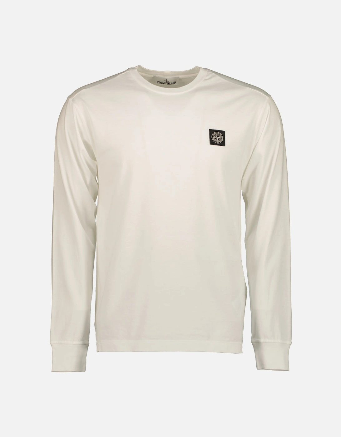 Stone Island Stone Island Men's Long Sleeve Cotton Jersey T-Shirt - White