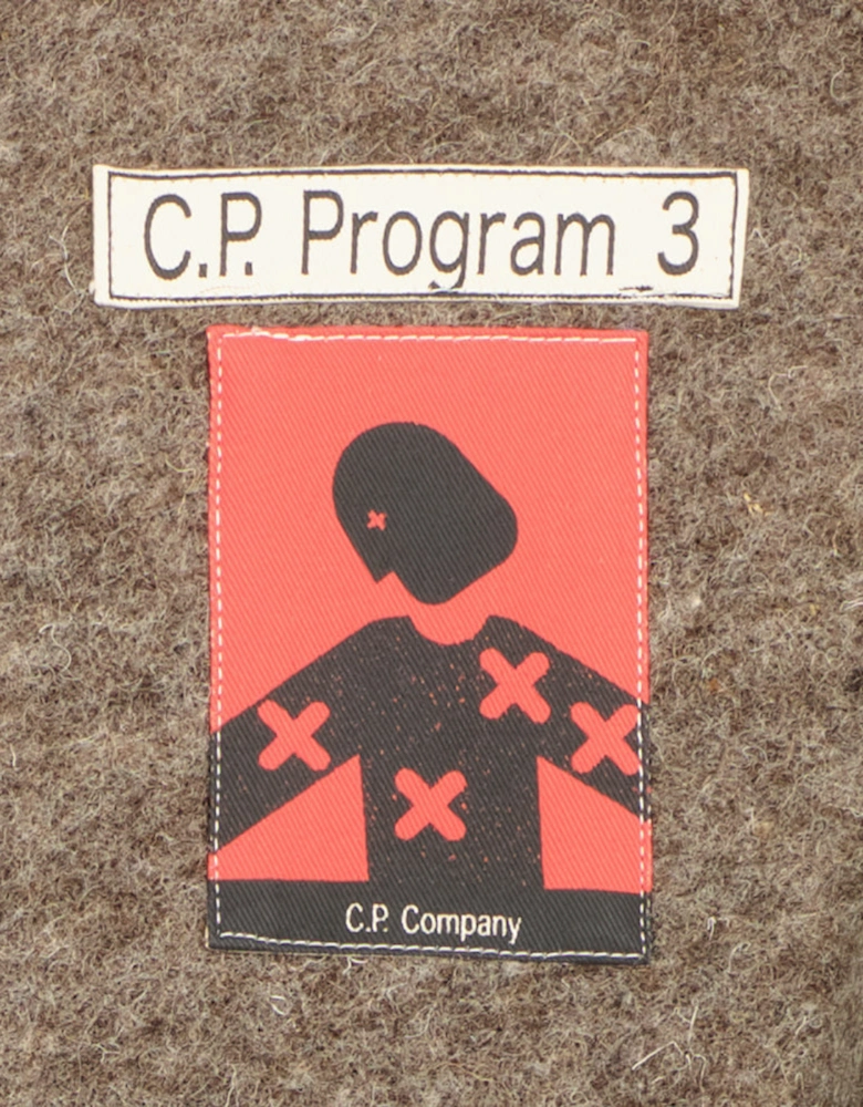 Program_3 Felt Hooded Zipped Overshirt