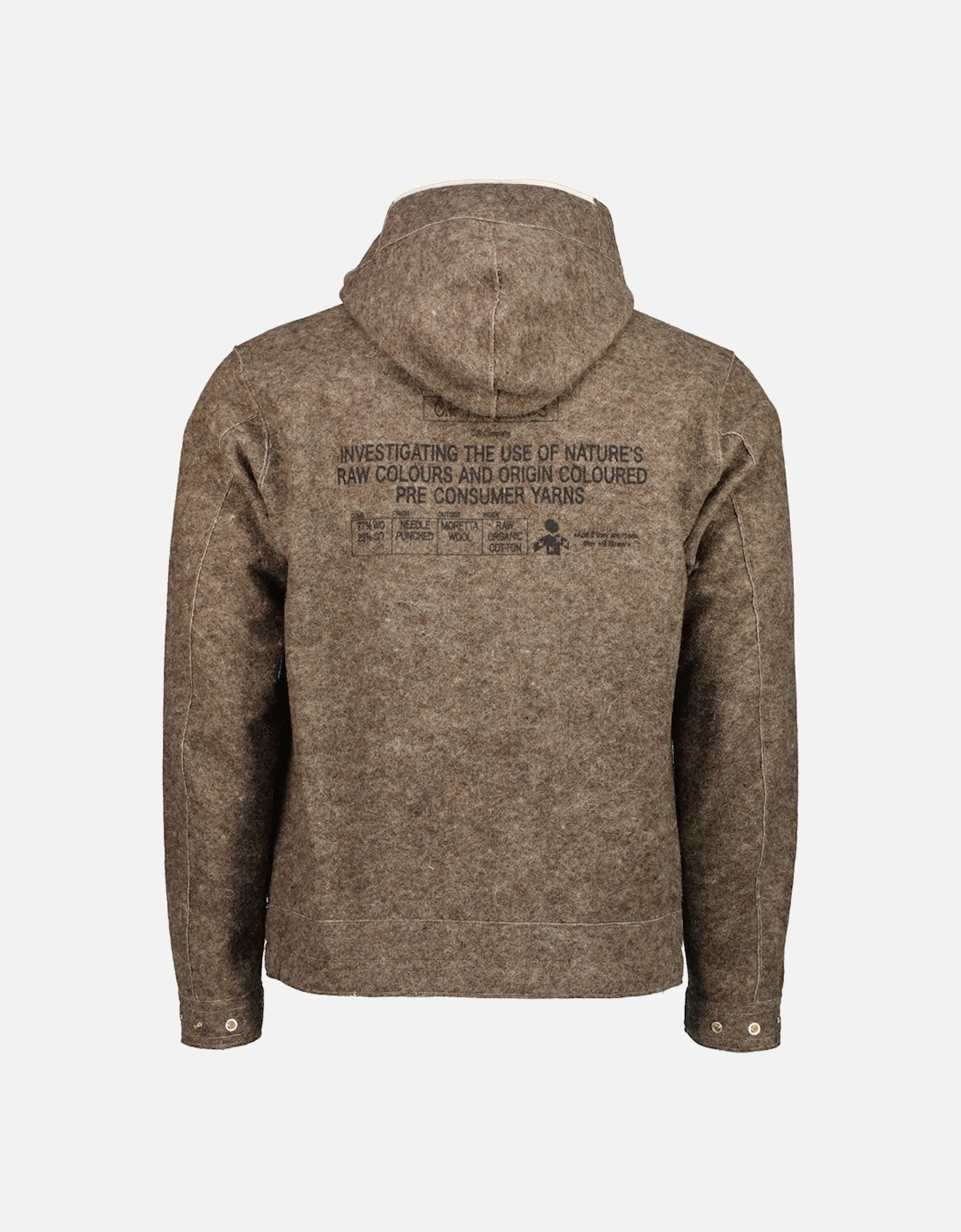 Program_3 Felt Hooded Zipped Overshirt