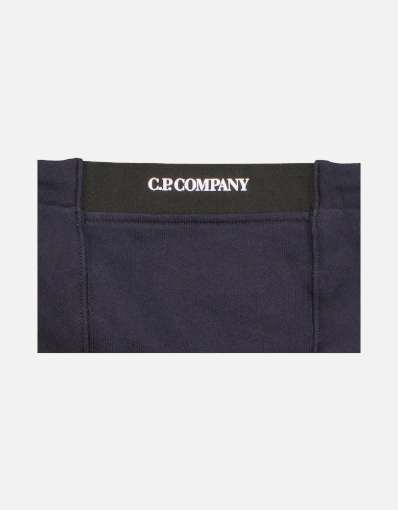 Diagonal Raised Fleece Lens Zip Hoodie