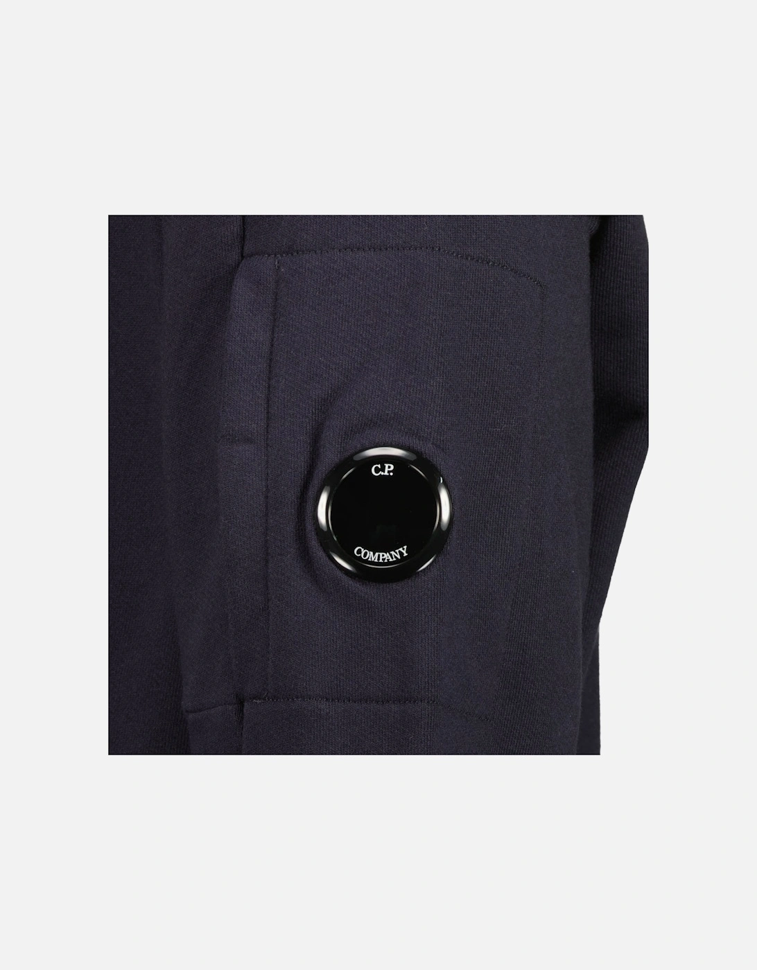 Diagonal Raised Fleece Lens Zip Hoodie