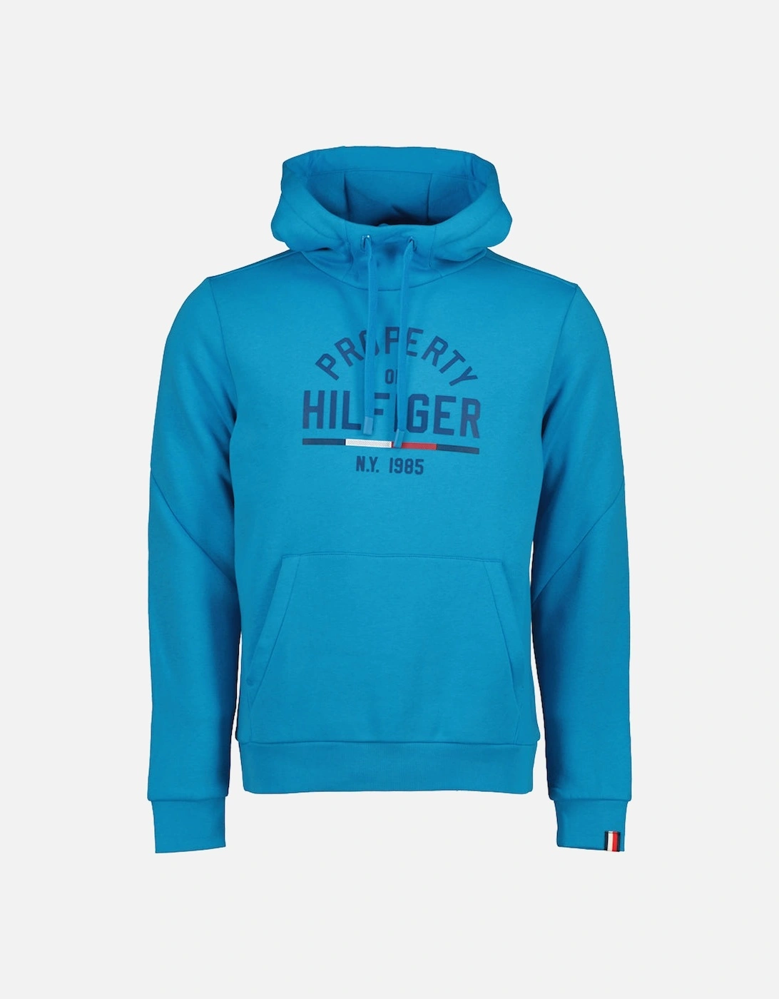 Tommy Hilfiger Tommy Hilfiger Men's Logo Print Hooded Sweatshirt - Blue