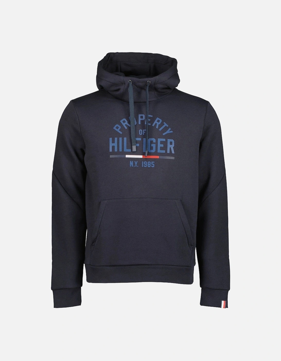 Tommy Hilfiger Tommy Hilfiger Men's Logo Print Hooded Sweatshirt - Blue/Black