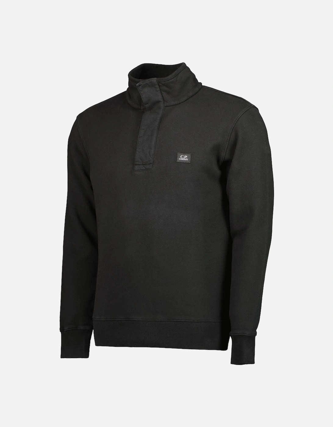 Logo Patch Quarter Button Sweatshirt