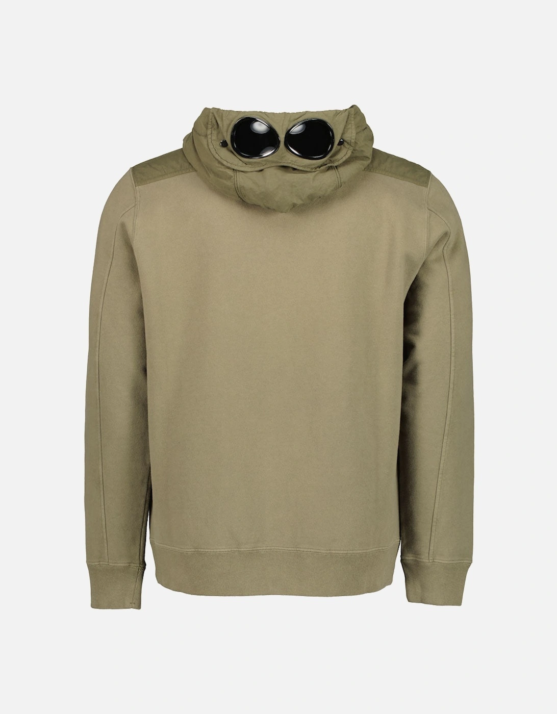 Mixed Goggle Hooded Zip Sweatshirt