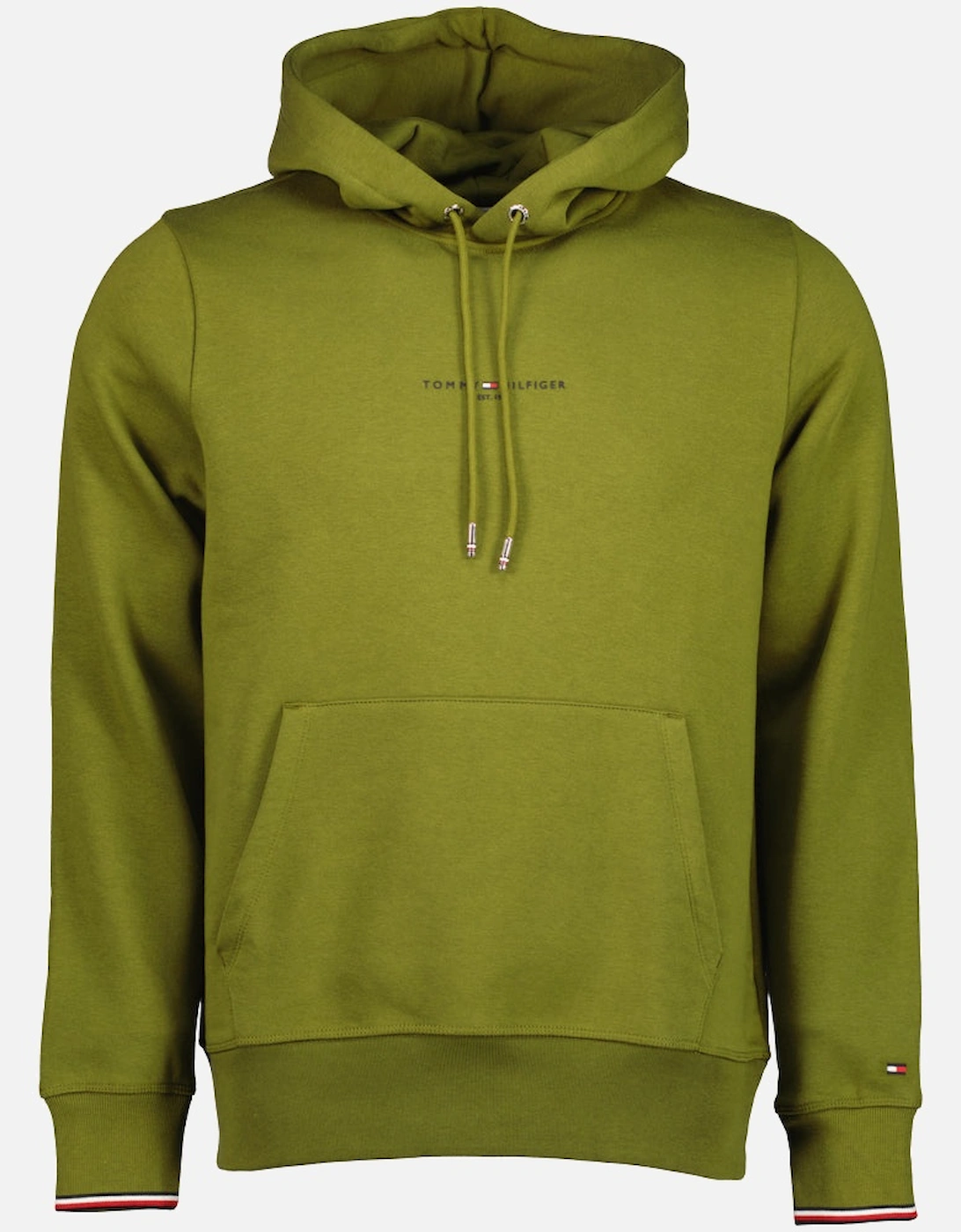 Tommy Hilfiger Men's Tan Logo Tipped Hoodie  36 S