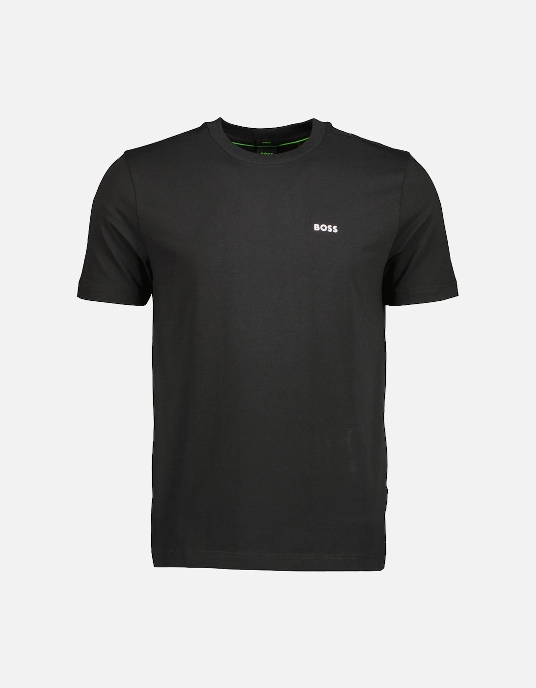 Stretch Cotton Contrast Logo T-Shirt, 3 of 2