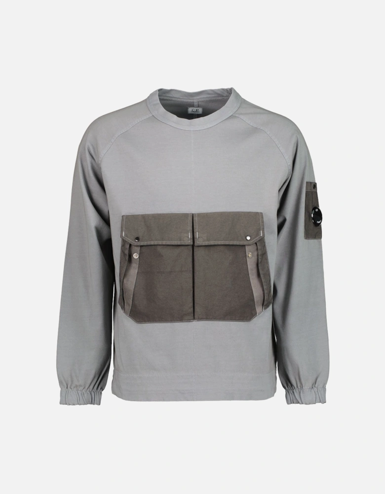 C.P. Mixed Heavy Jersey Lens Sweatshirt