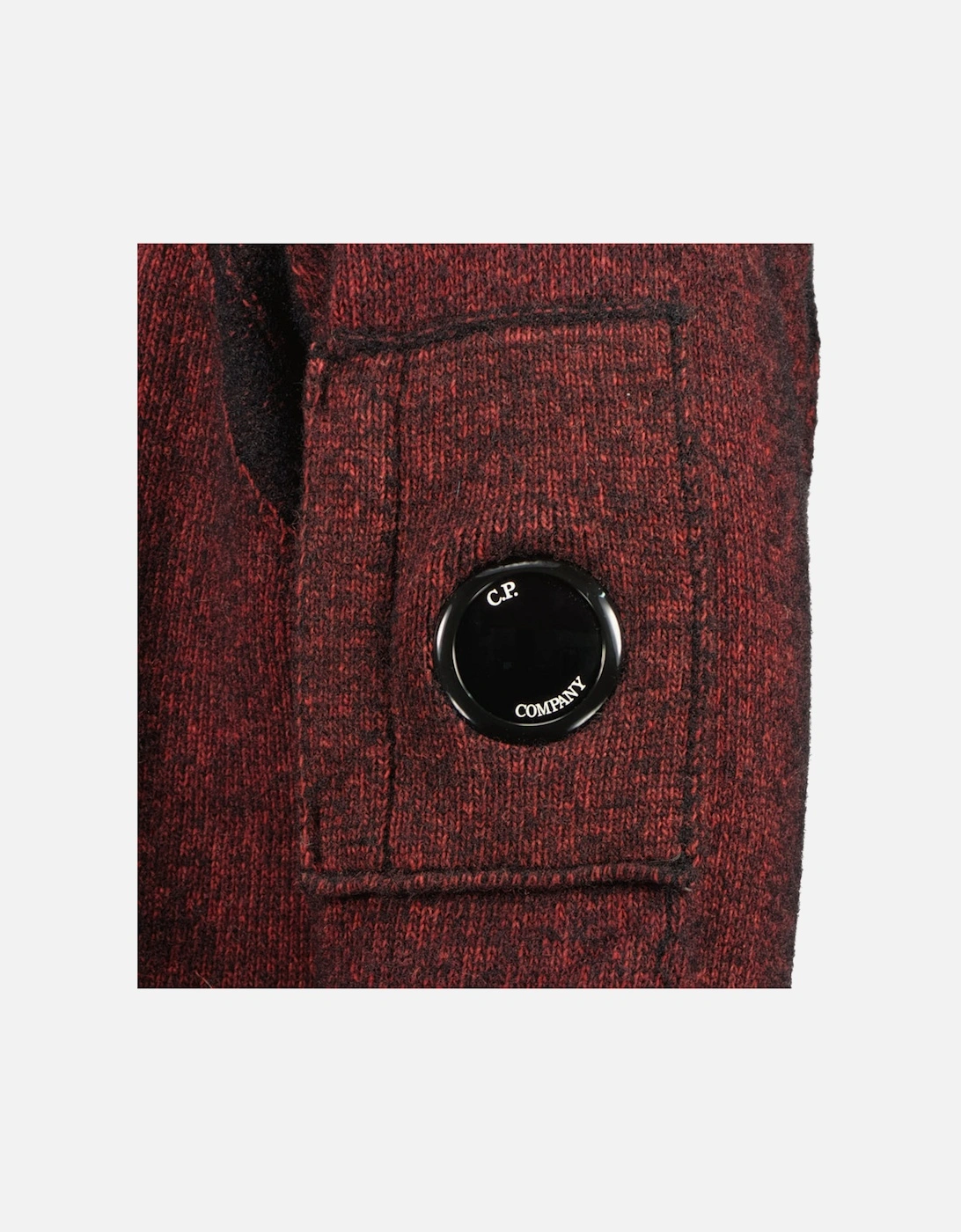 Knitted Lens Zip Cardigan