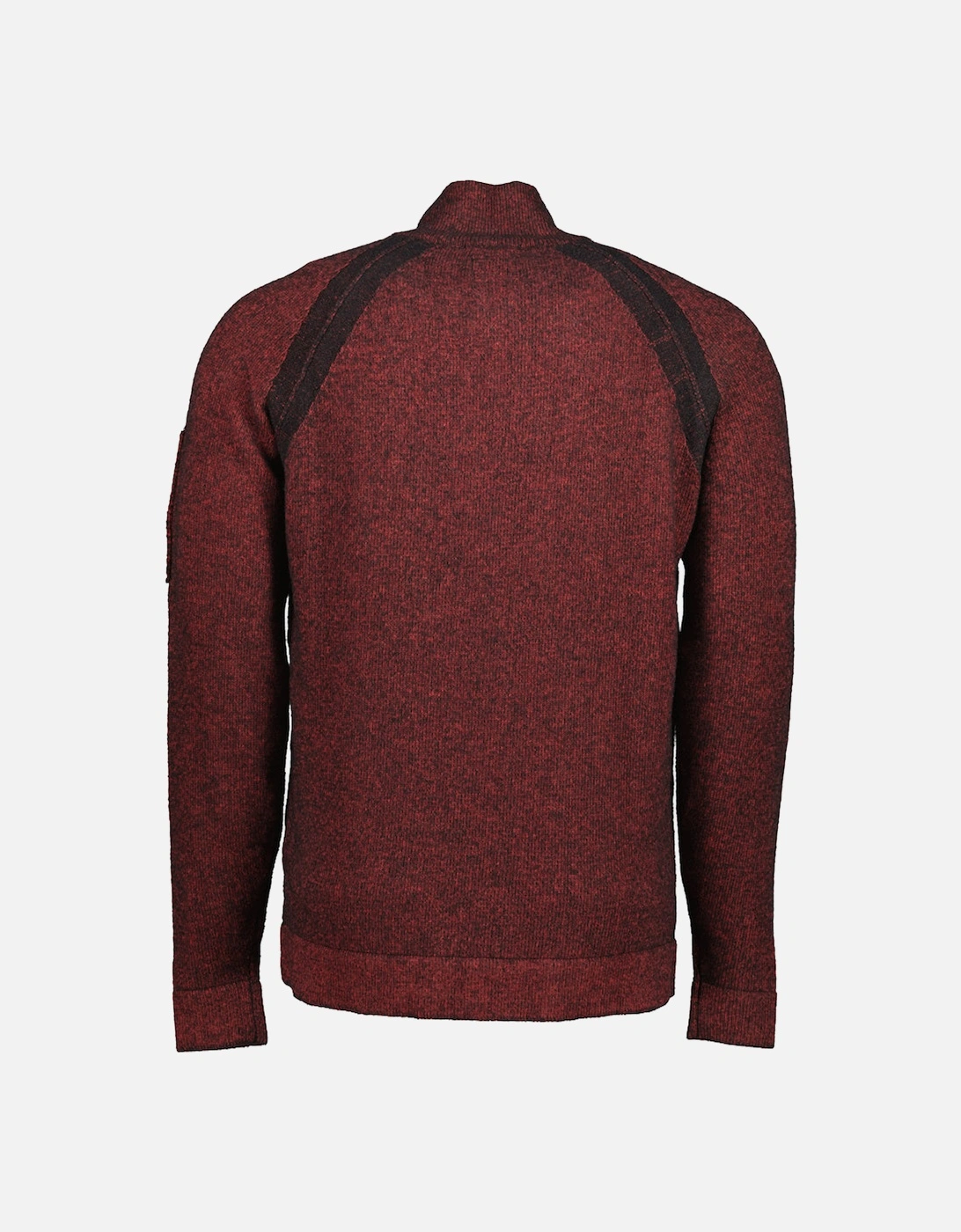 Knitted Lens Zip Cardigan