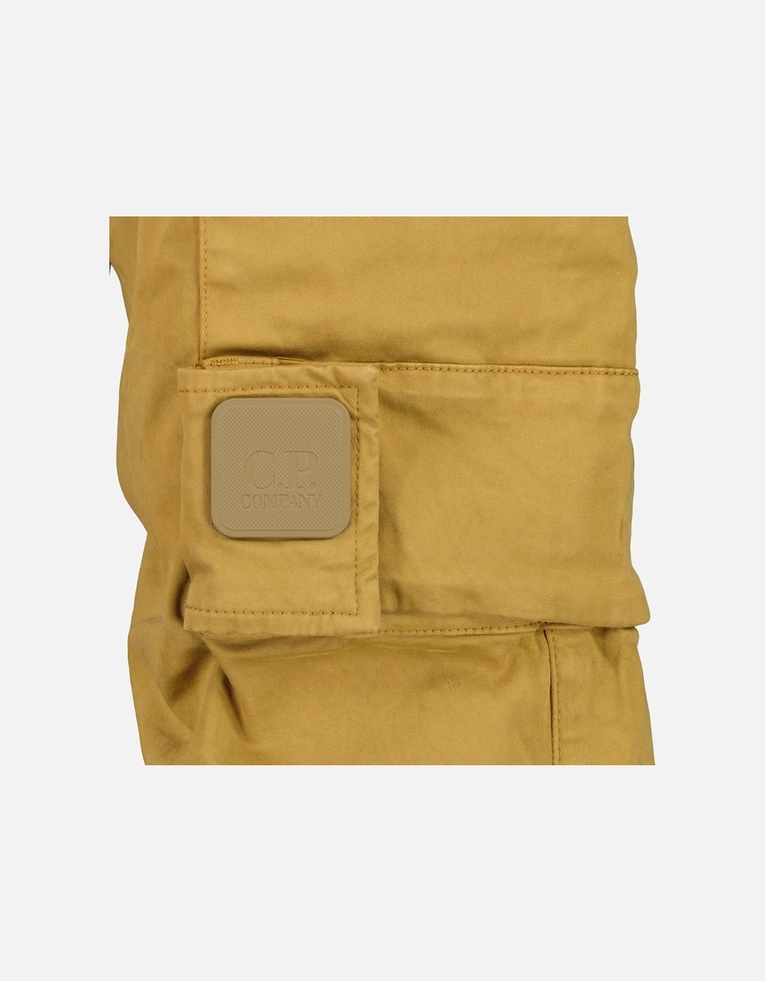 Stretch Satin Cargo Pants