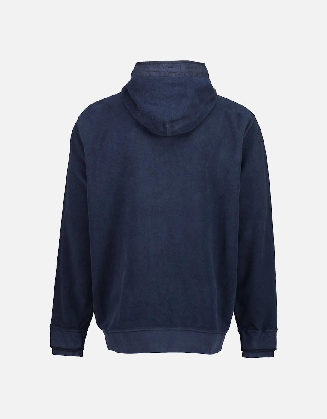 Brushed Fleece Zipped Logo Hoodie