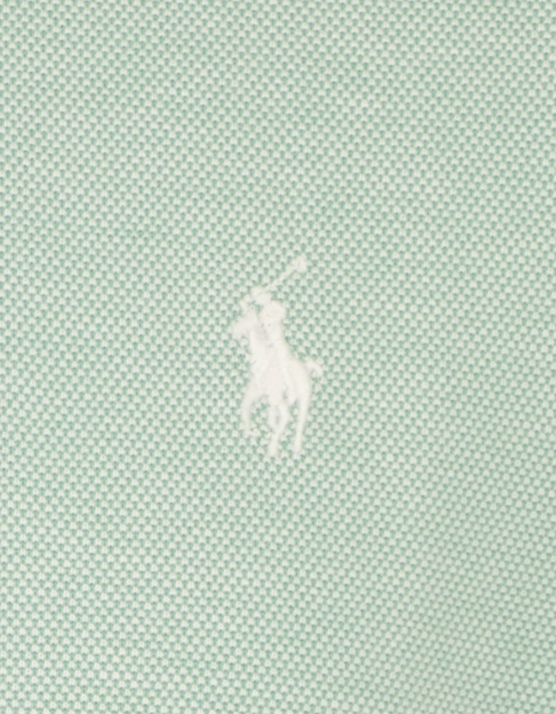 Stretch Mesh Logo Polo Shirt