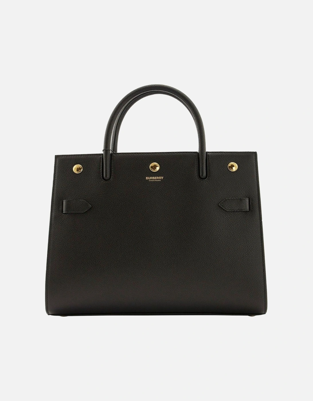 Burberry Women's Black Title Leather Shoulder Bag - Size: Uni