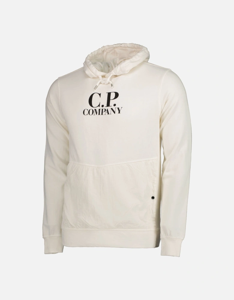 C.P. Company Junior Mixed Logo Print Hoodie