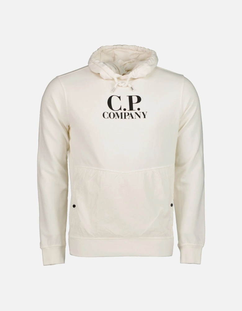 C.P. Company Junior Mixed Logo Print Hoodie