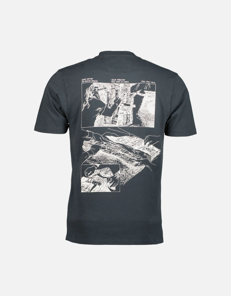 Craftworks Embroidery & Back Graphic T-Shirt