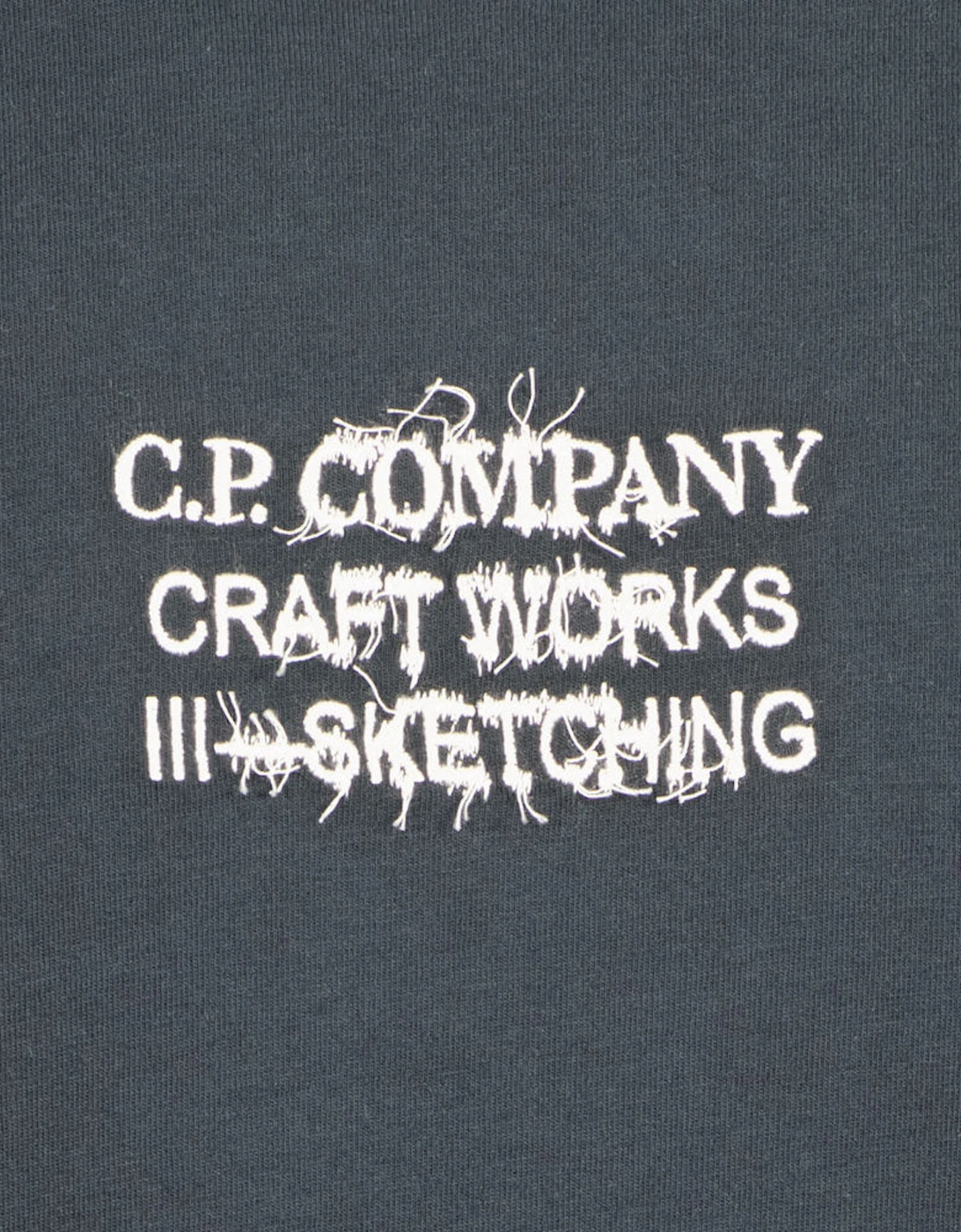 Craftworks Embroidery & Back Graphic T-Shirt
