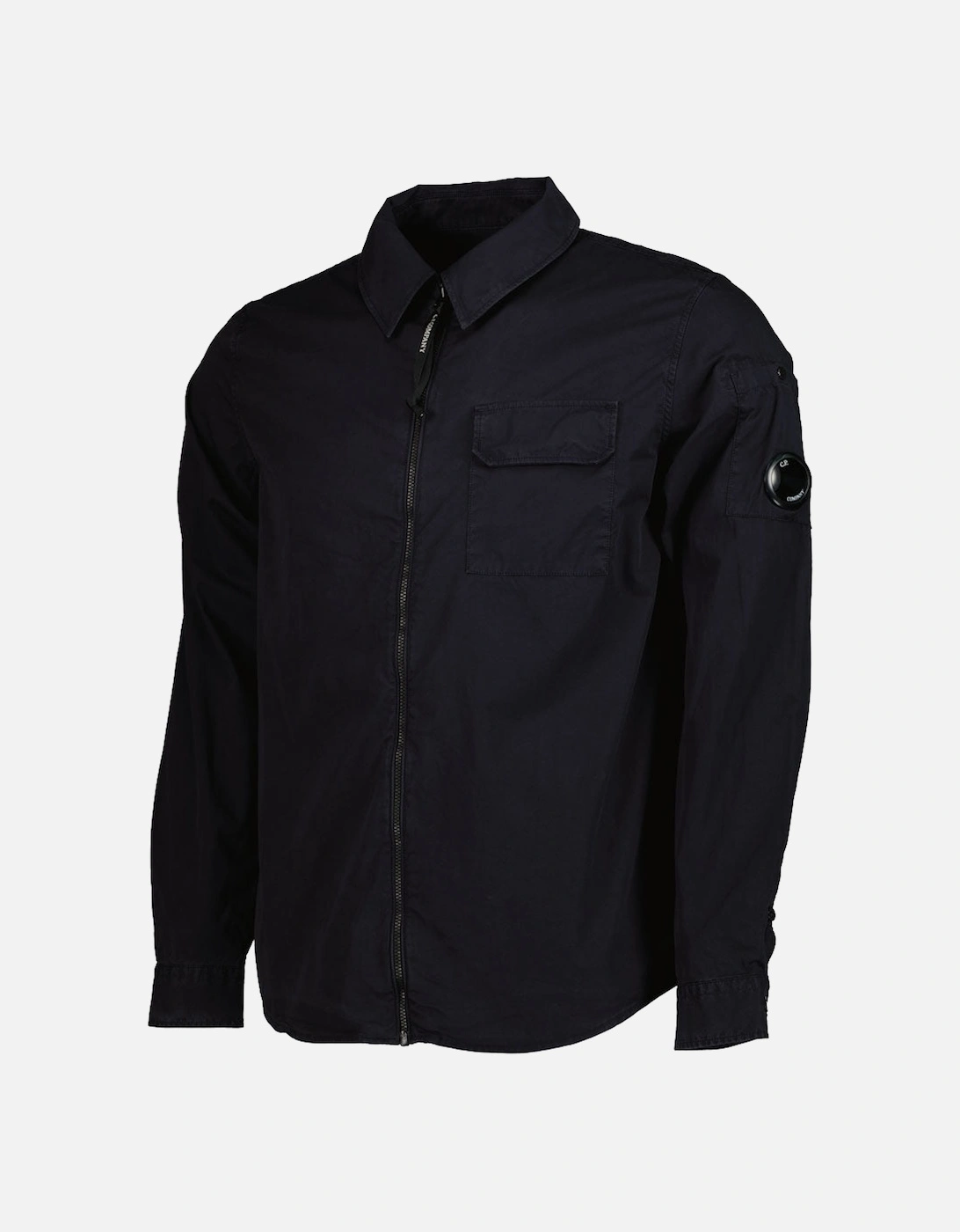 Junior Gabardine Lens Zip Overshirt