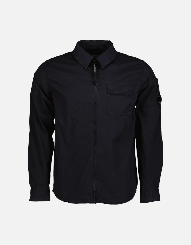 Junior Gabardine Lens Zip Overshirt