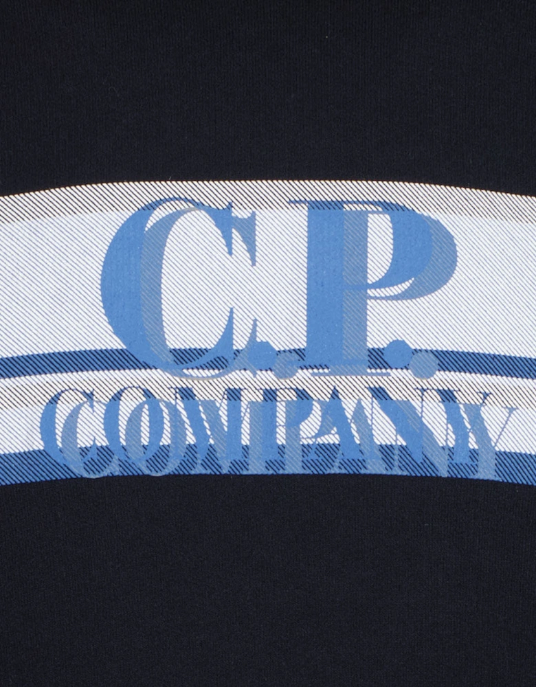 C.P. Company Junior Textured Logo Hoodie