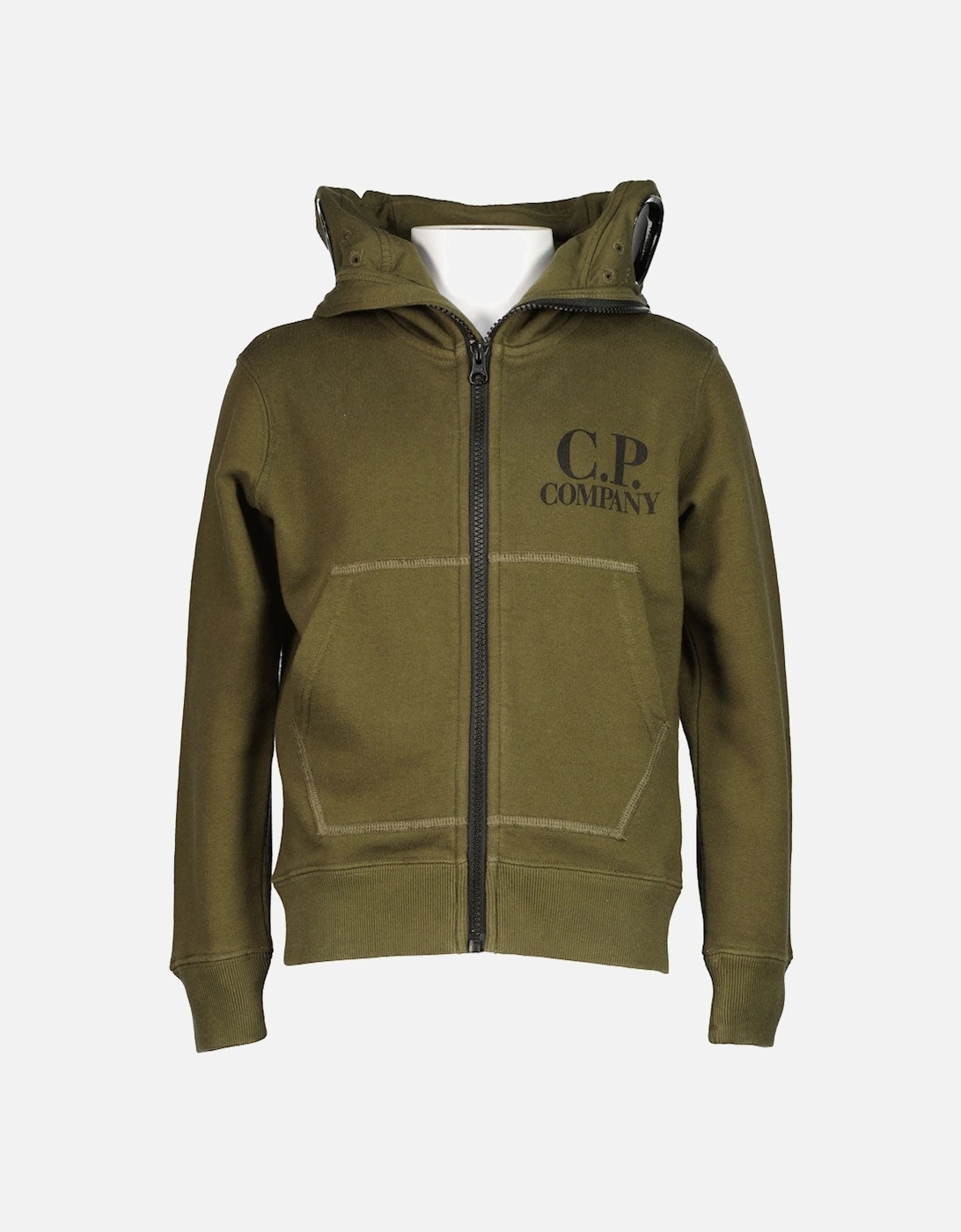 Junior Explorer Goggle Hooded Zip Sweatshirt, 5 of 4