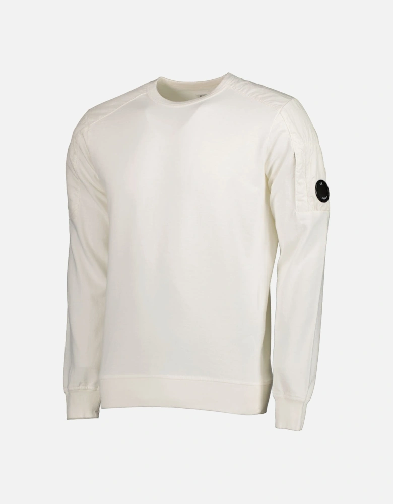 C.P. Company Junior Mixed Crewneck Lens Sweatshirt