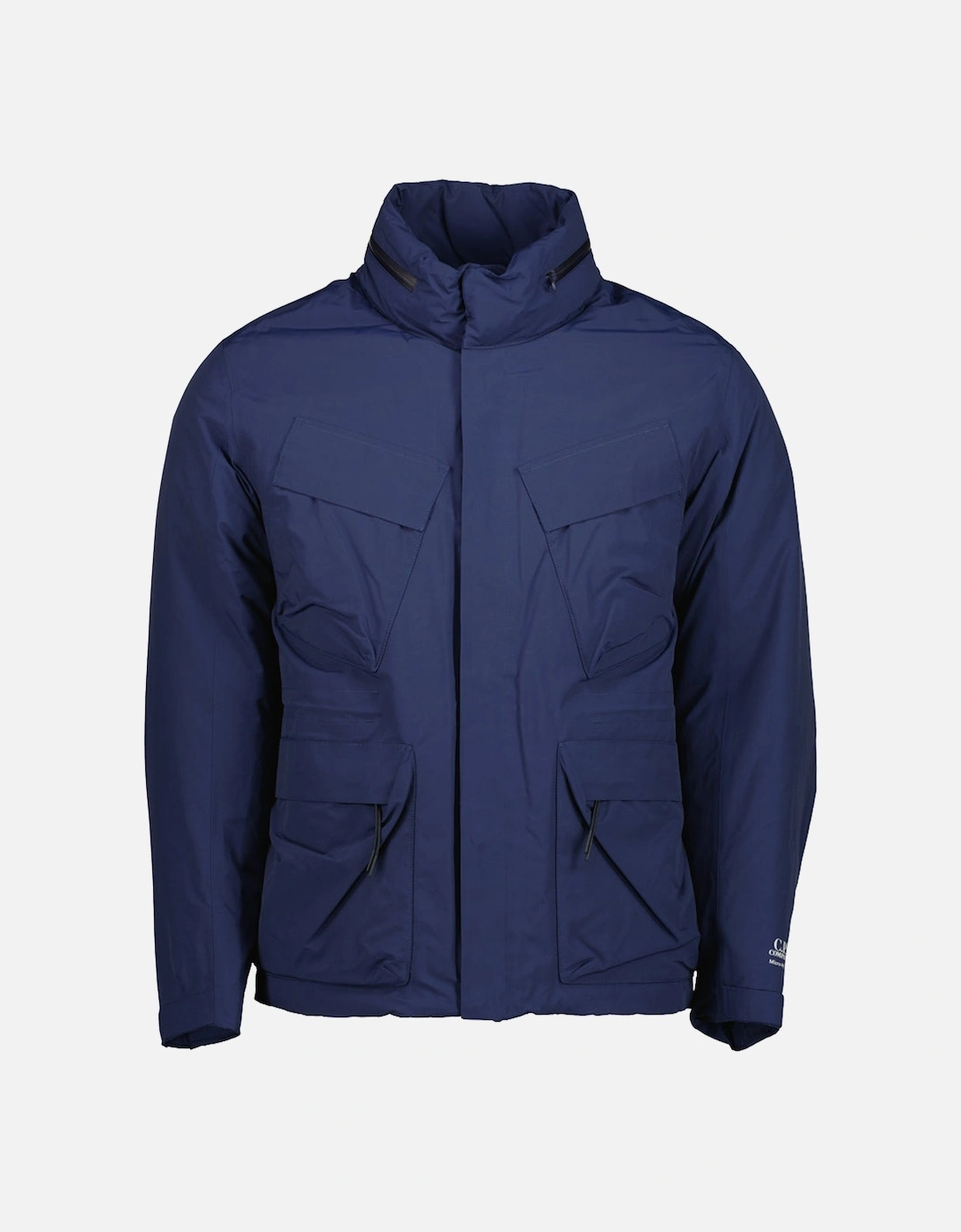 Cp Company Men's Navy Micro-M Down Field Jacket - Size: Regular/36