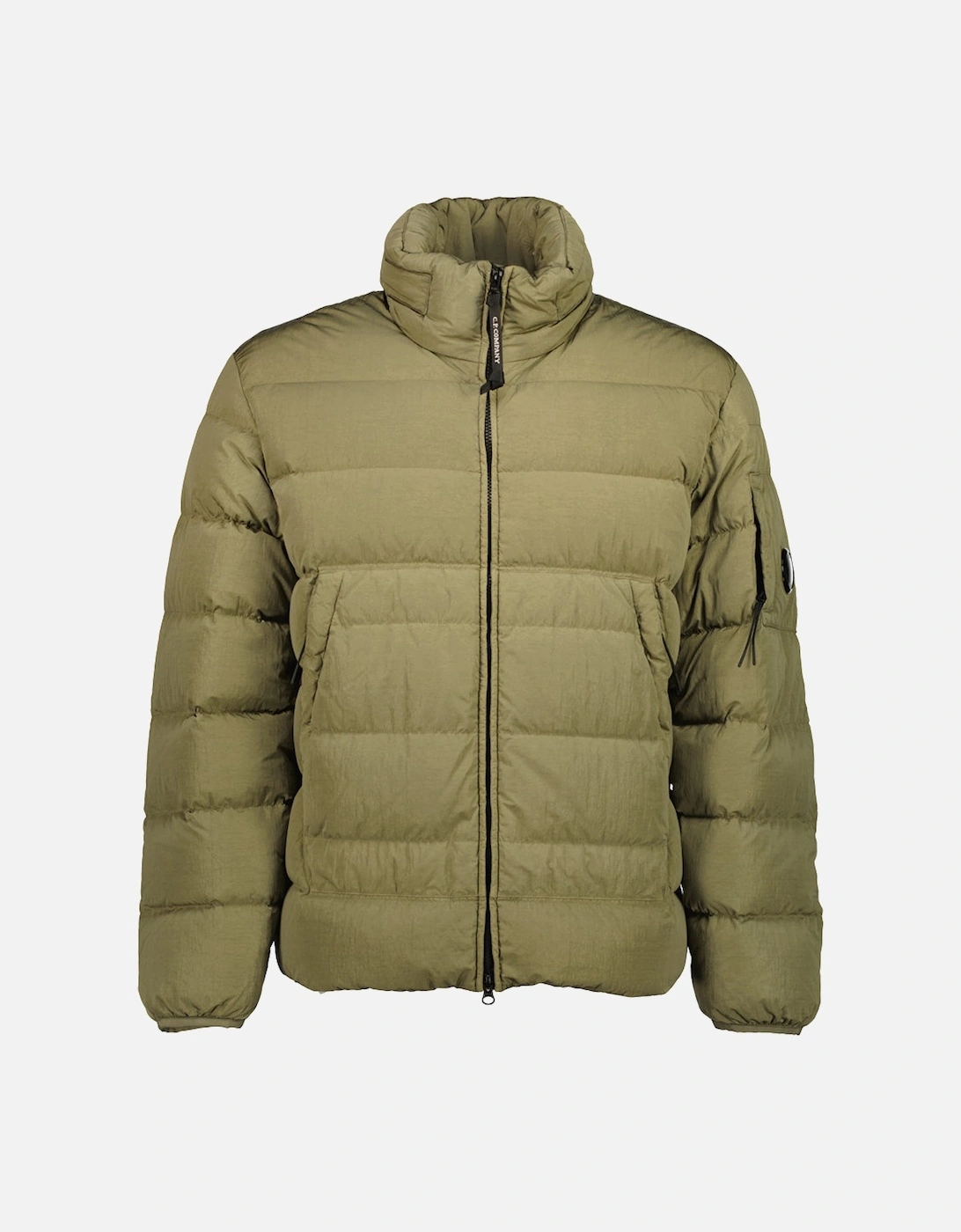 Cp Company Men's Cream Eco-Chrome R Down Lens Jacket - Size: Regular/36