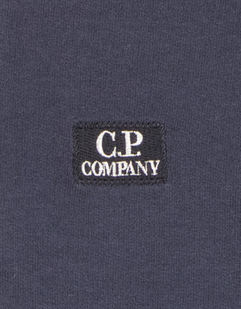 Light Fleece Polo Collared Sweatshirt