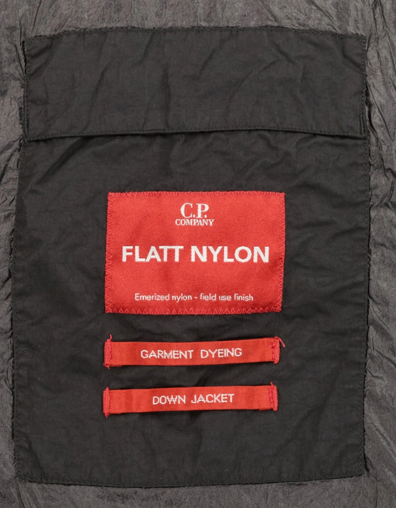 Long Flatt Nylon Down Lens Jacket