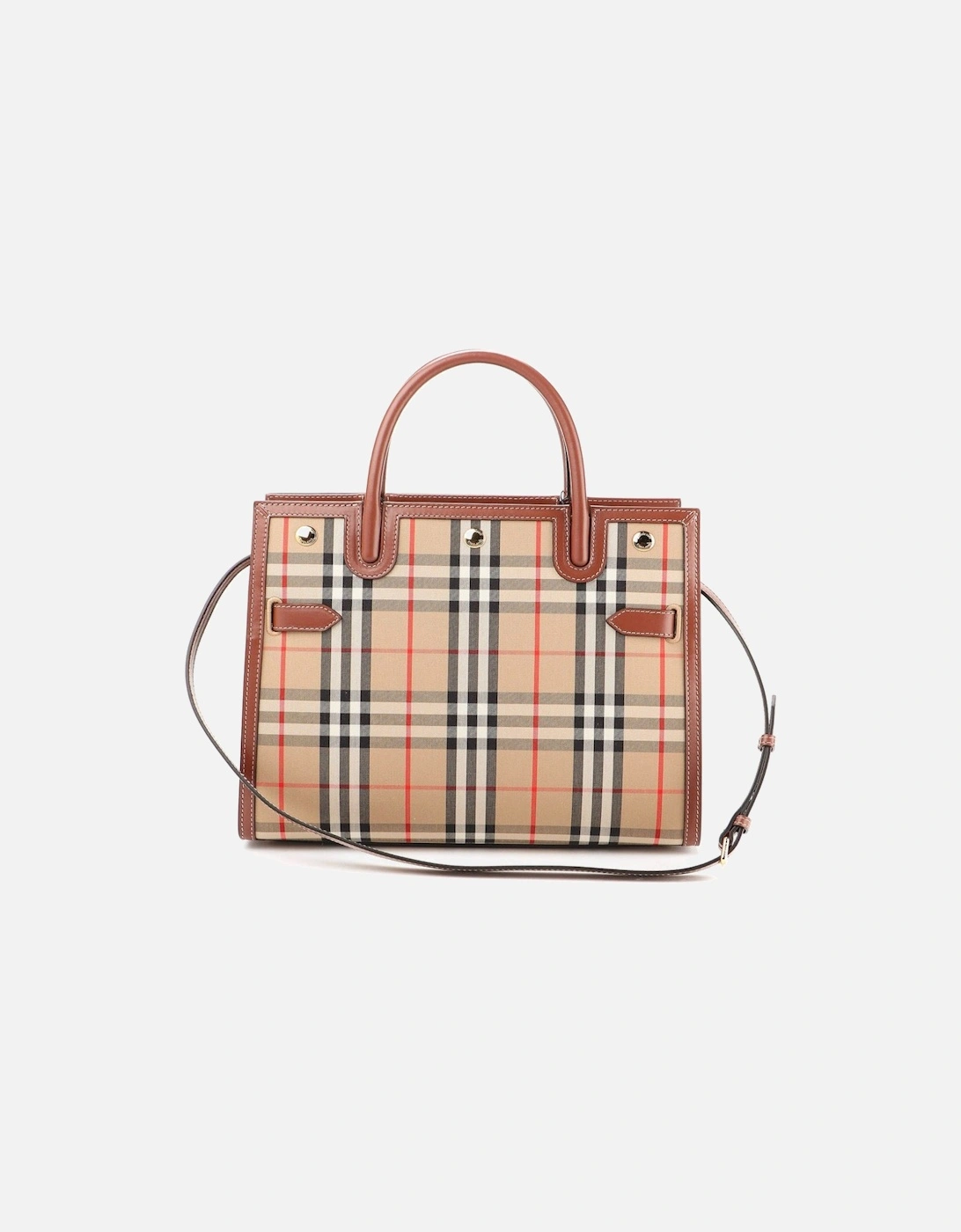 Burberry Women's Tan Small Title Tote Bag - Size: Uni