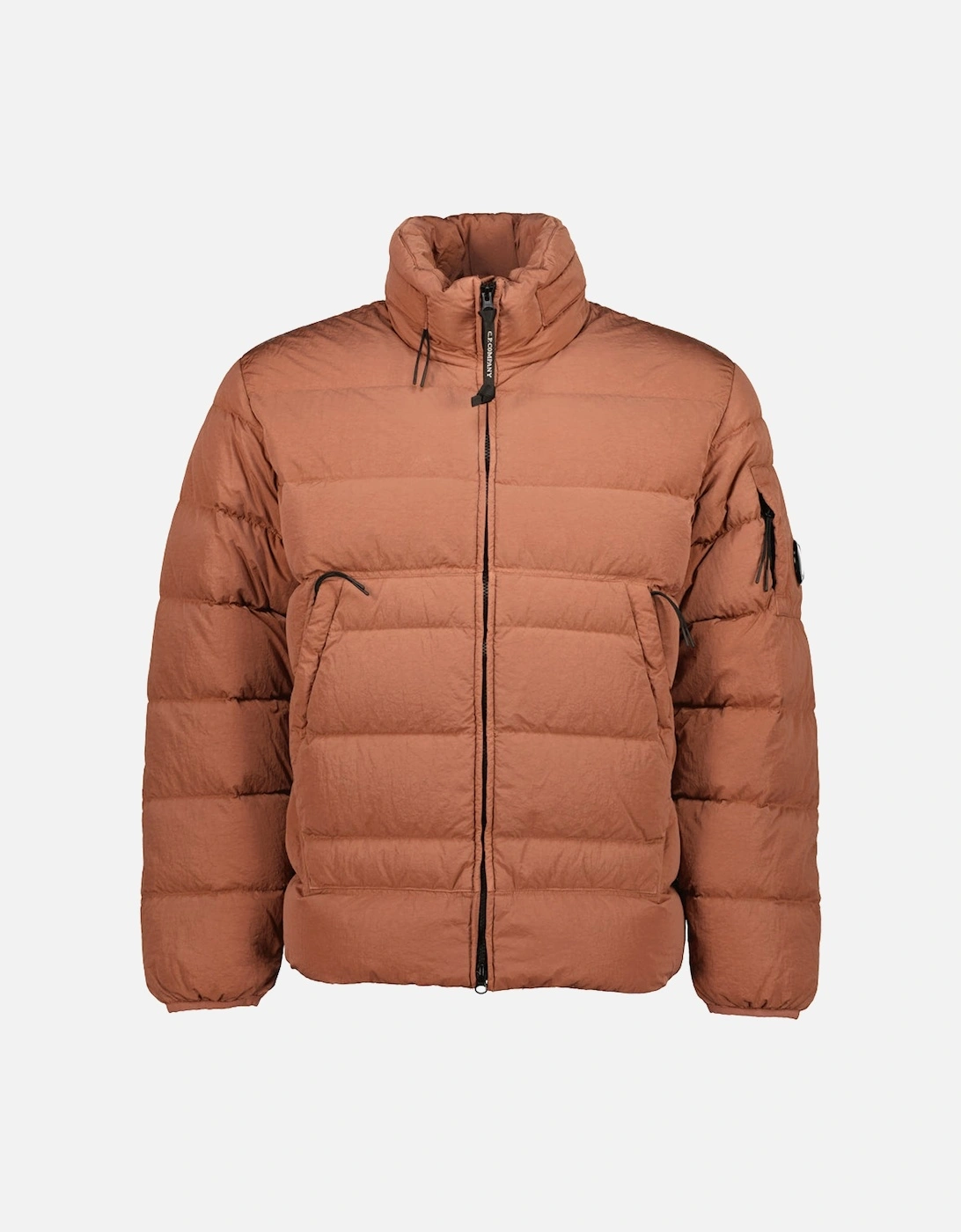 Cp Company Men's Brown Eco-Chrome R Down Lens Jacket - Size: 42/Regular