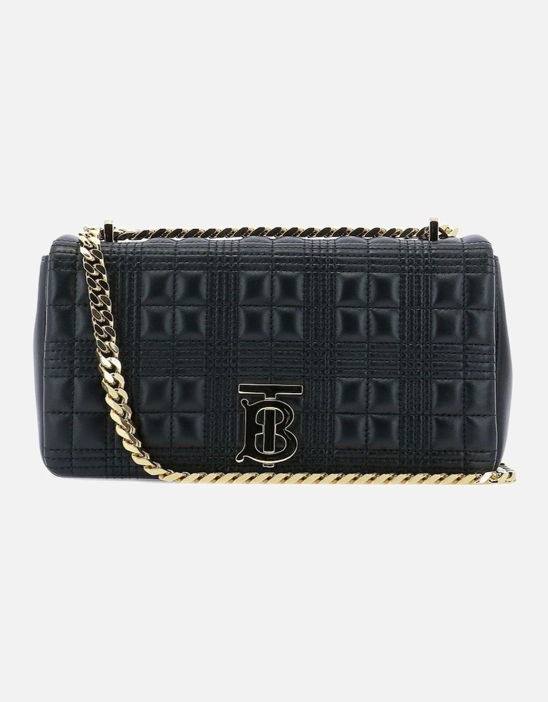 Small Lola TB Quilted Leather Shoulder Bag, 6 of 5