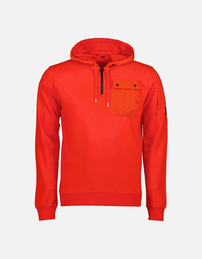 Junior Mixed Quarter Zip Lens Hoodie