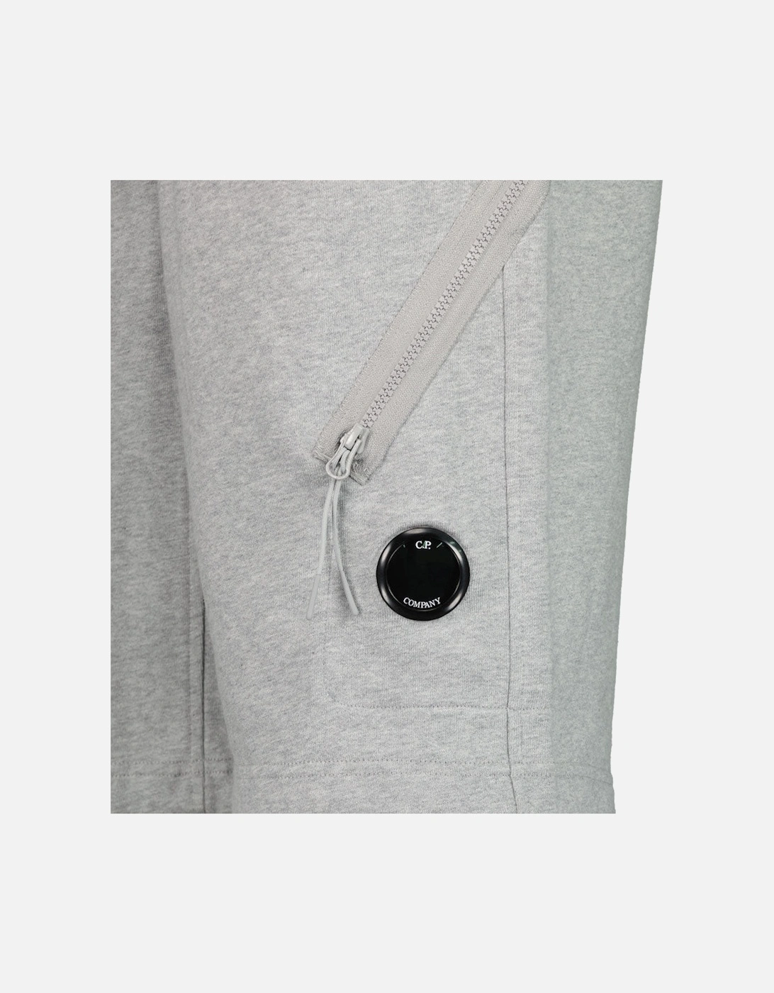 Diagonal Fleece Lens Sweat Shorts