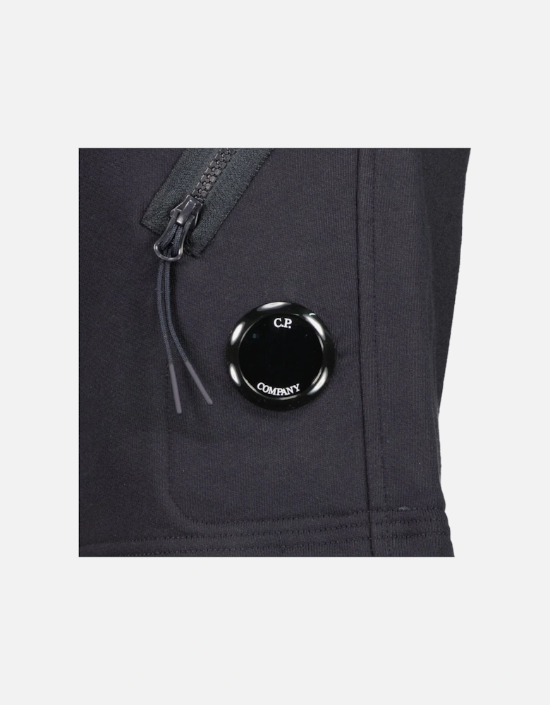 Diagonal Fleece Lens Sweat Shorts