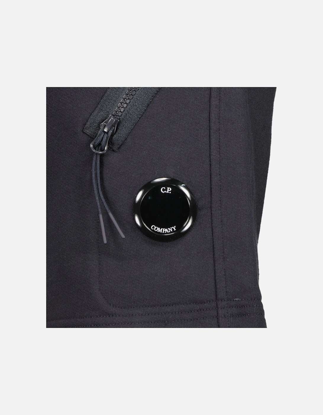 Diagonal Fleece Lens Sweat Shorts