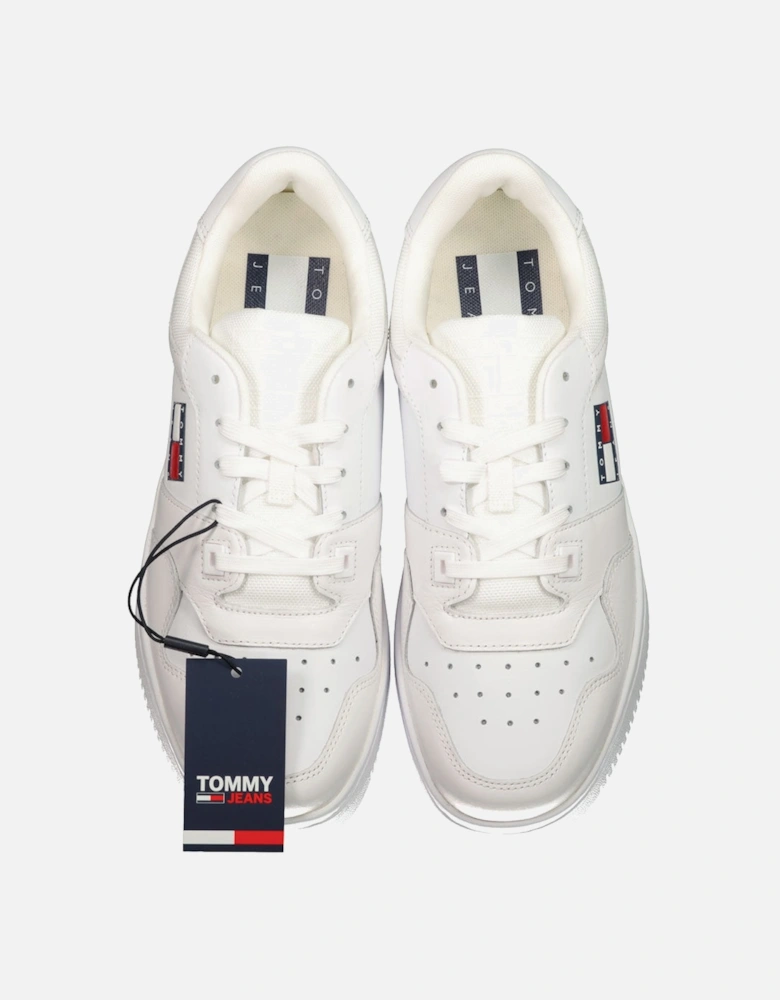 Essential Retro Leather Basketball Trainers