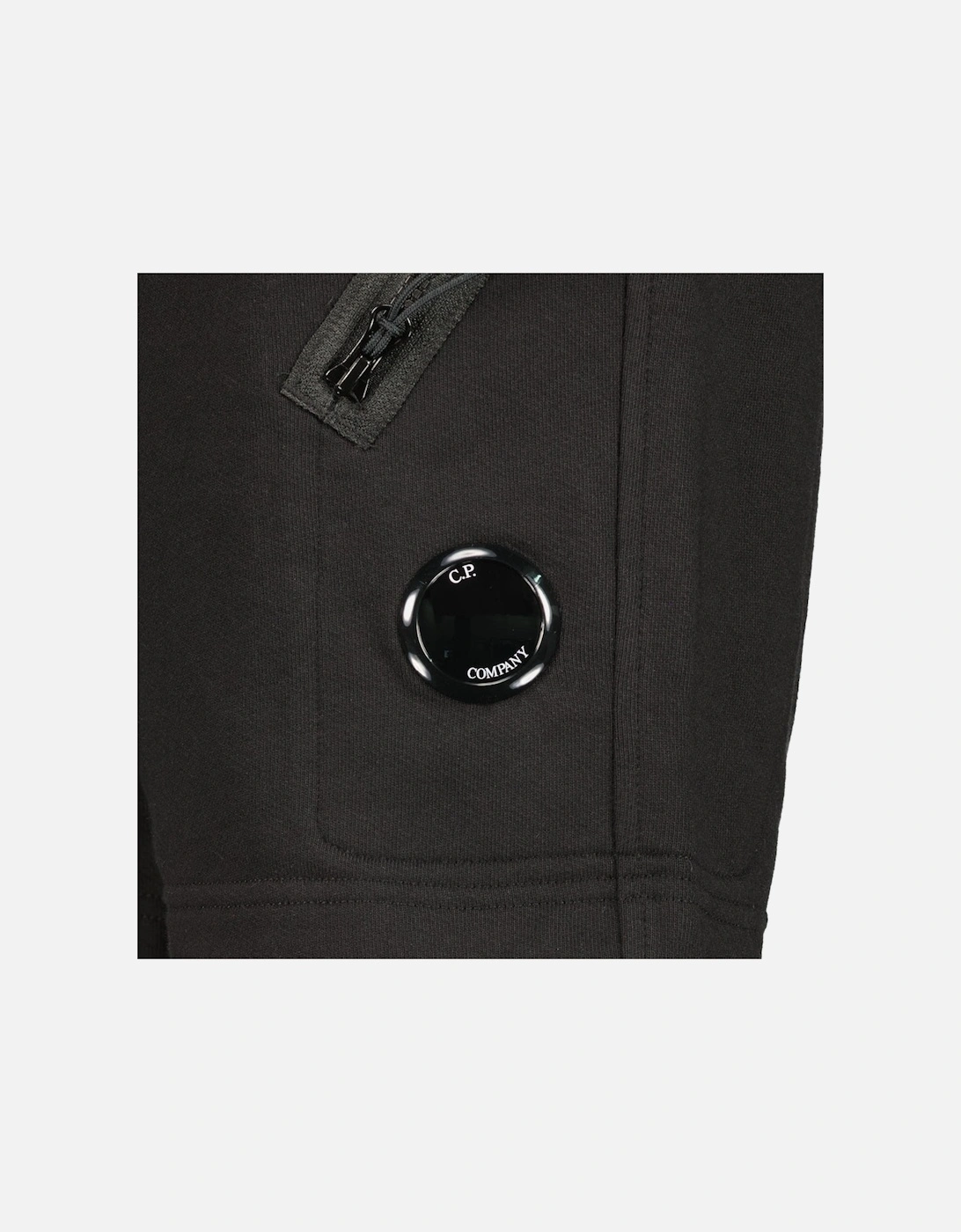 Diagonal Fleece Lens Sweat Shorts