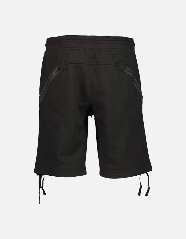 Diagonal Fleece Lens Sweat Shorts