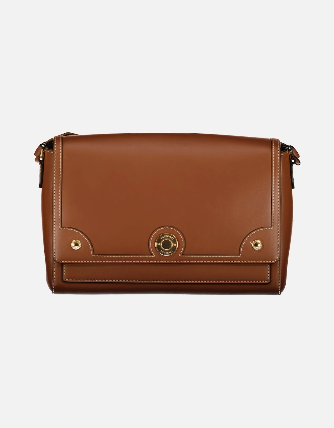 Burberry Women's Brown Note Leather Shoulder Bag - Size: Uni