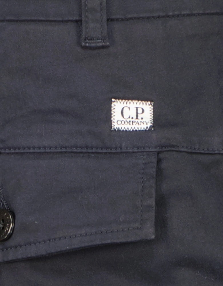 Loose Fit Stretch Satin Trousers